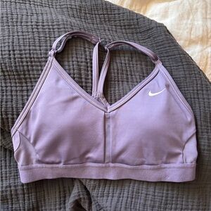 Nike Lavender Light-Impact Sports Bra with Racerback